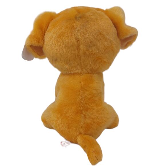 Ty ZuZu Puppy Dog Beanie Boo Gold Glitter Eyes Stuffed Animal Plush‎ Toy 7" - Picture 5 of 9